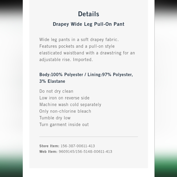 Abercrombie Drapey Floral Pants Small - Picture 8 of 9